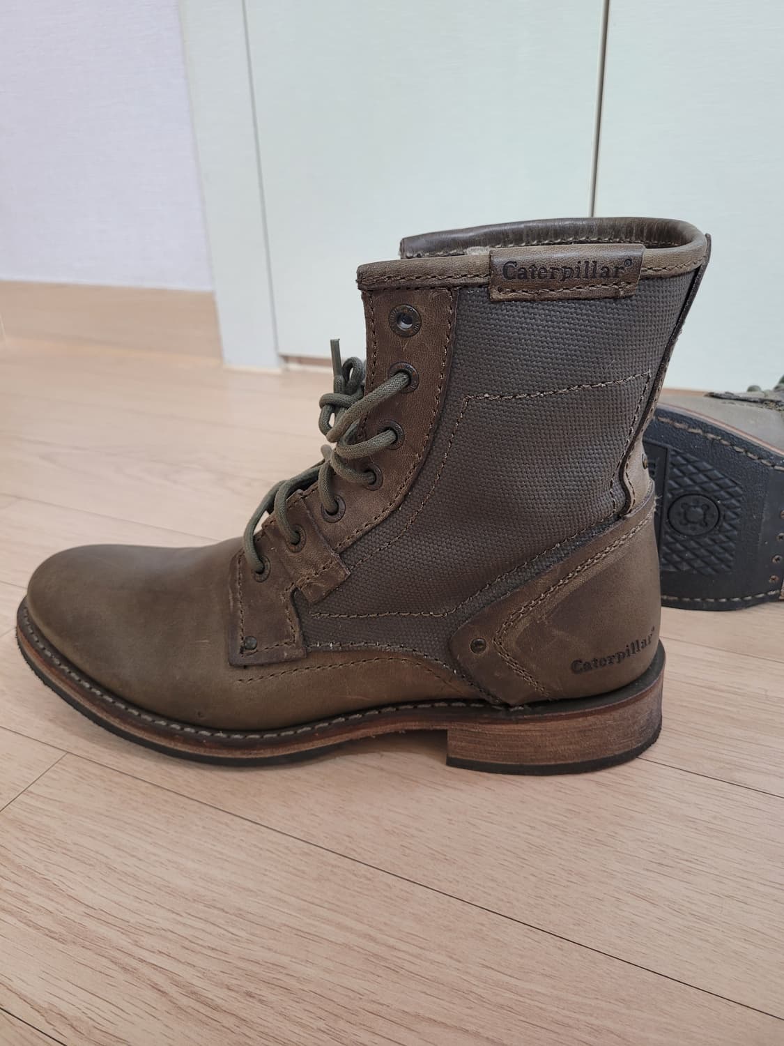캐터필러 Caterpillar 남자 워커 부츠 280 카키 상품이미지3