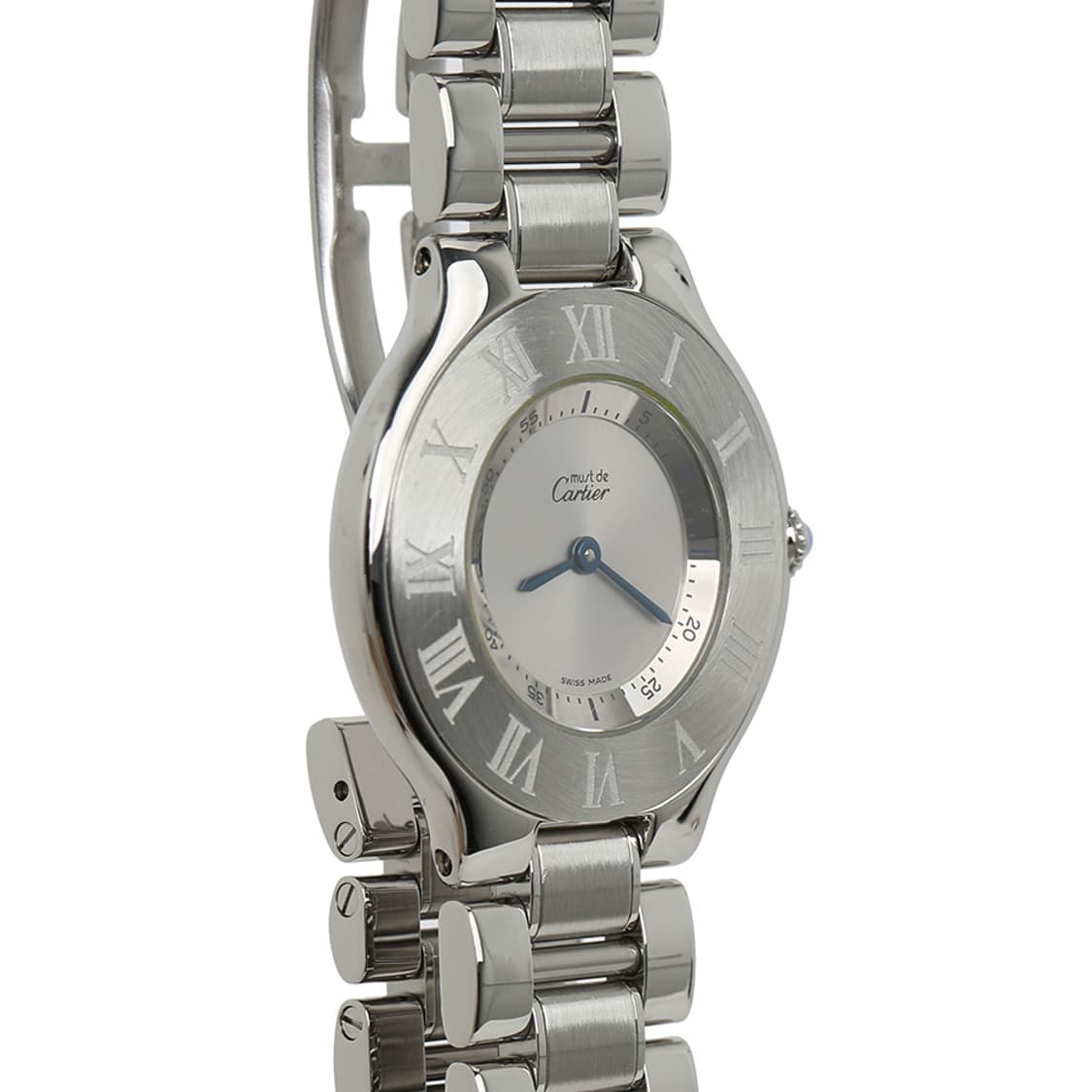 까르띠에 머스트 21C 21세기 시계 미듐 스틸 워치 1330 상품이미지5