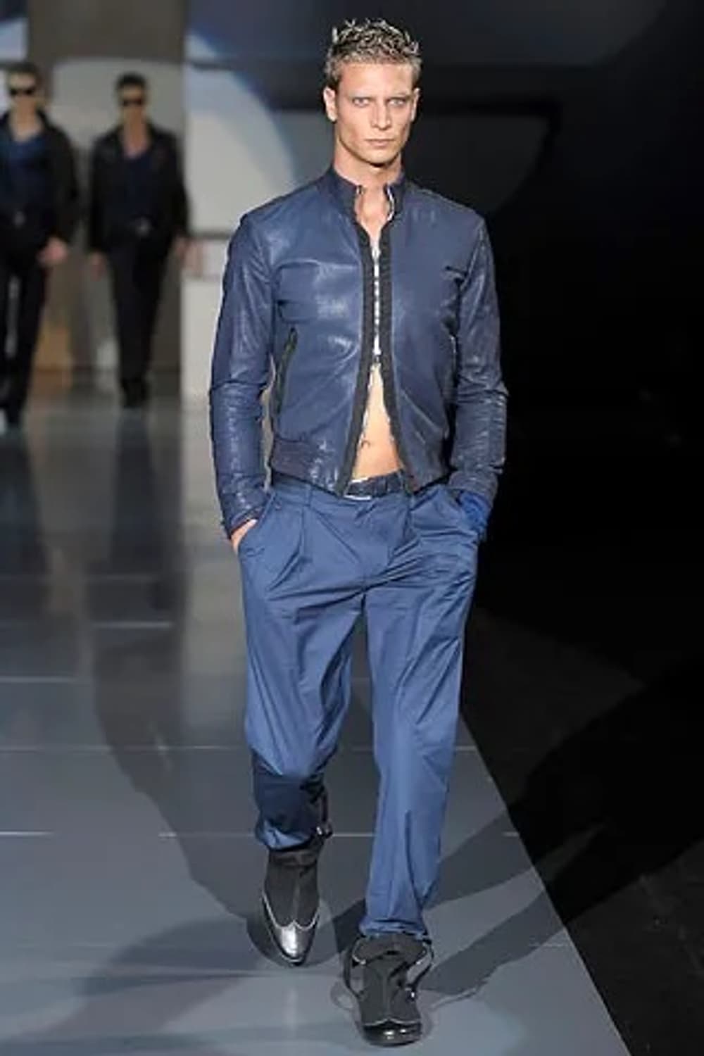 09SS Emporio Armani Leather Jacket 상품이미지3