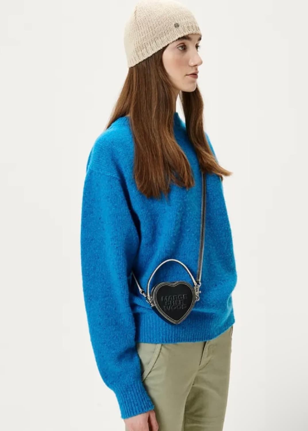 마지셔우드 하트 파우치 백 블랙 상품이미지1