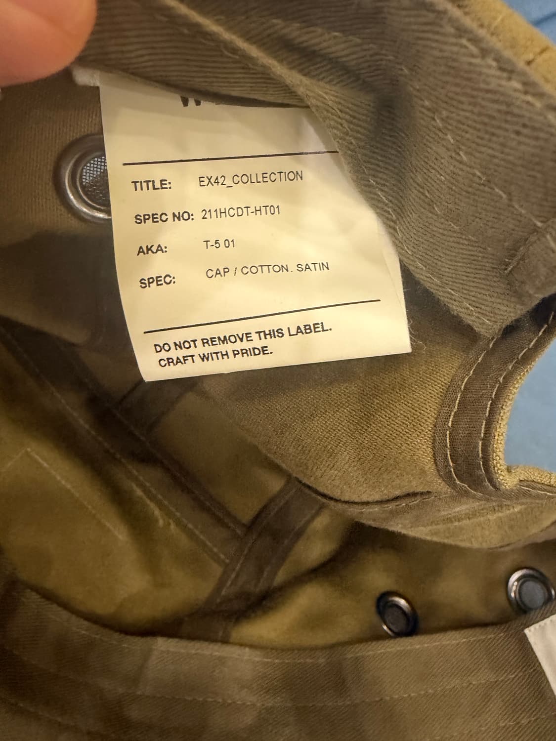 더블탭스 캡 상품이미지2