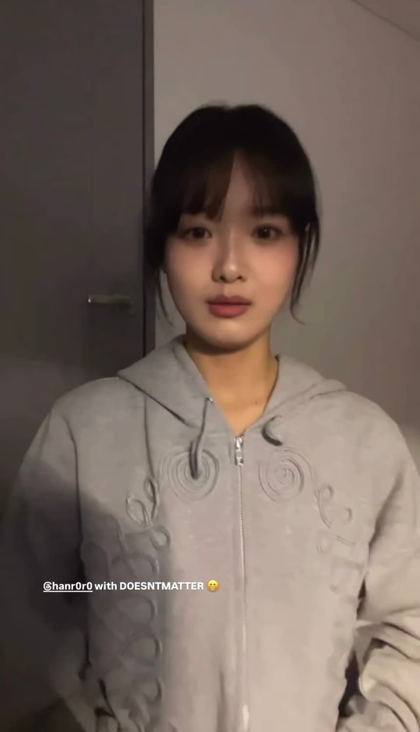 [XL] 더즌매러 롱스트링 후드집업 블랙 상품이미지2