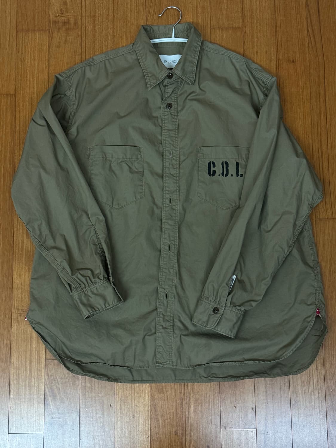 칼오라인 셔츠 상품이미지4