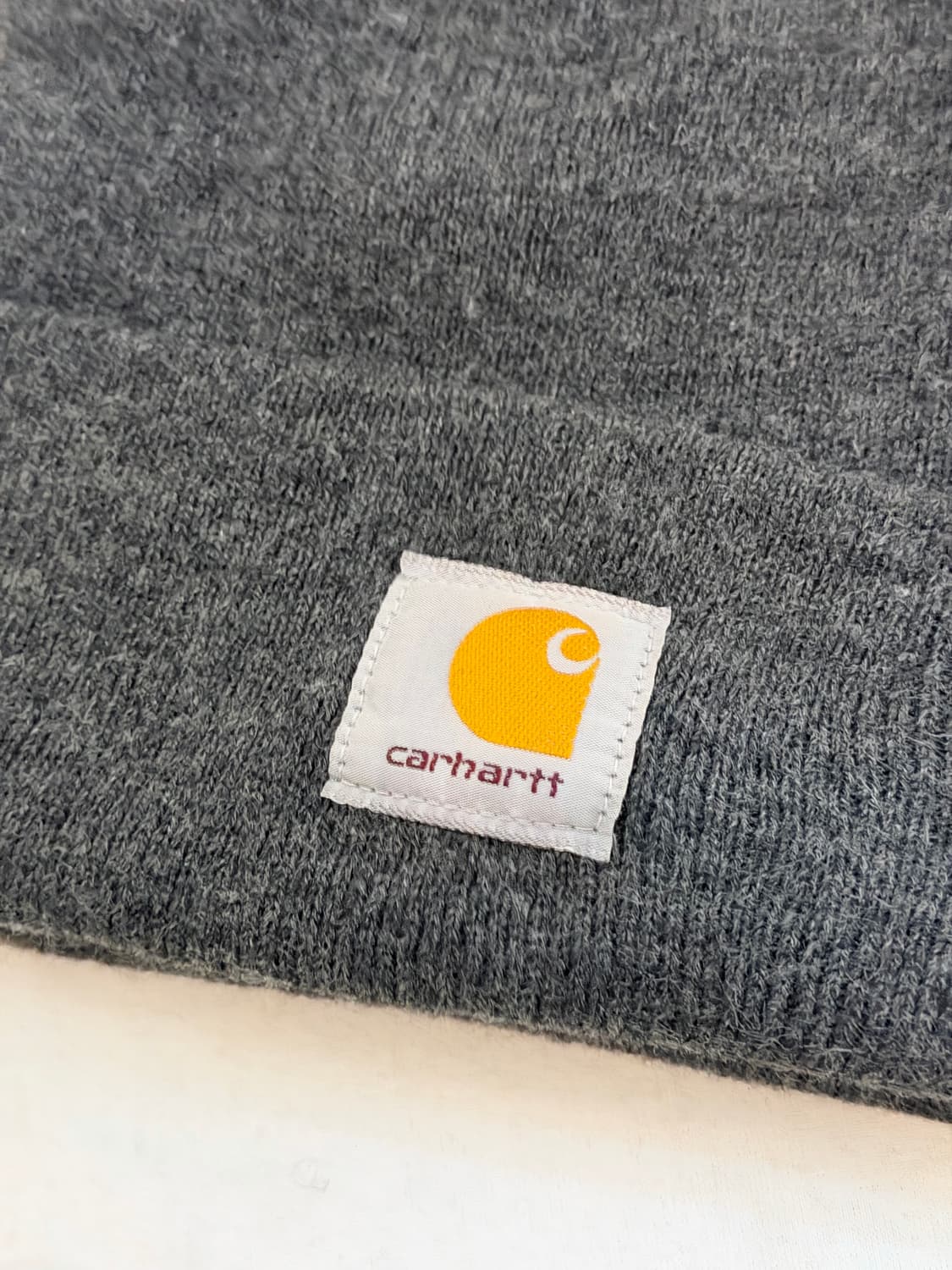 90s 칼하트 Made in USA 비니 차콜 그레이 상품이미지2