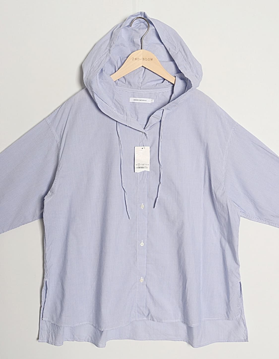 AMERICAN HOLIC Hooded Over Shirts 상품이미지2