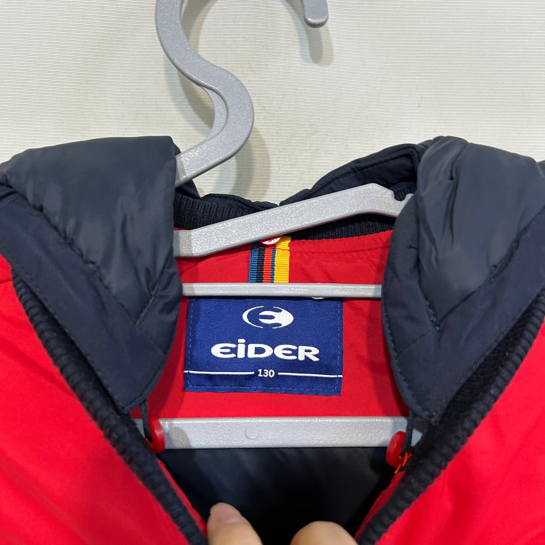 아이더 키즈 오리털 패딩 130 빵빵함 상품이미지2