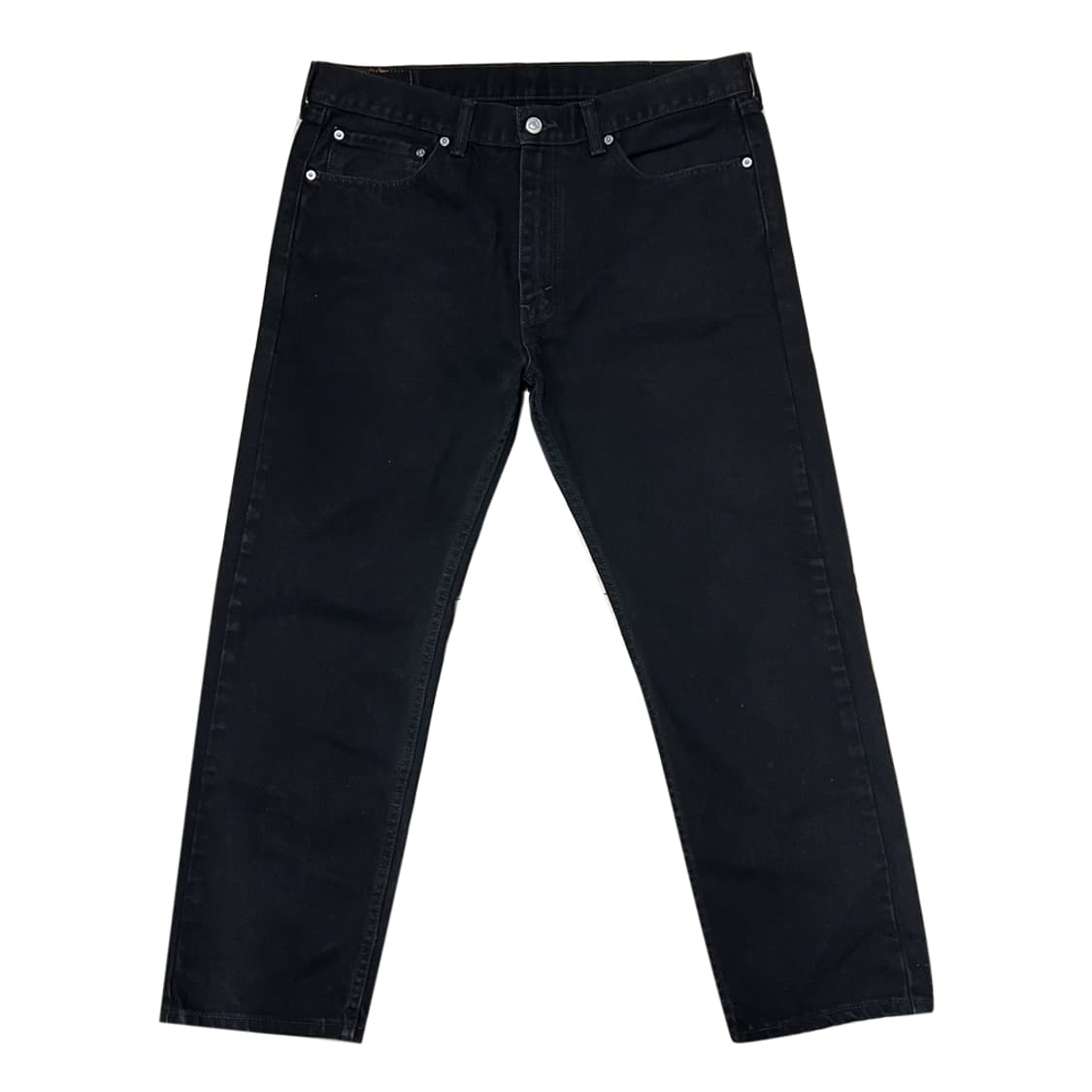 리바이스 505 블랭크탭 블랙 흑청 데님 팬츠 36 상품이미지3