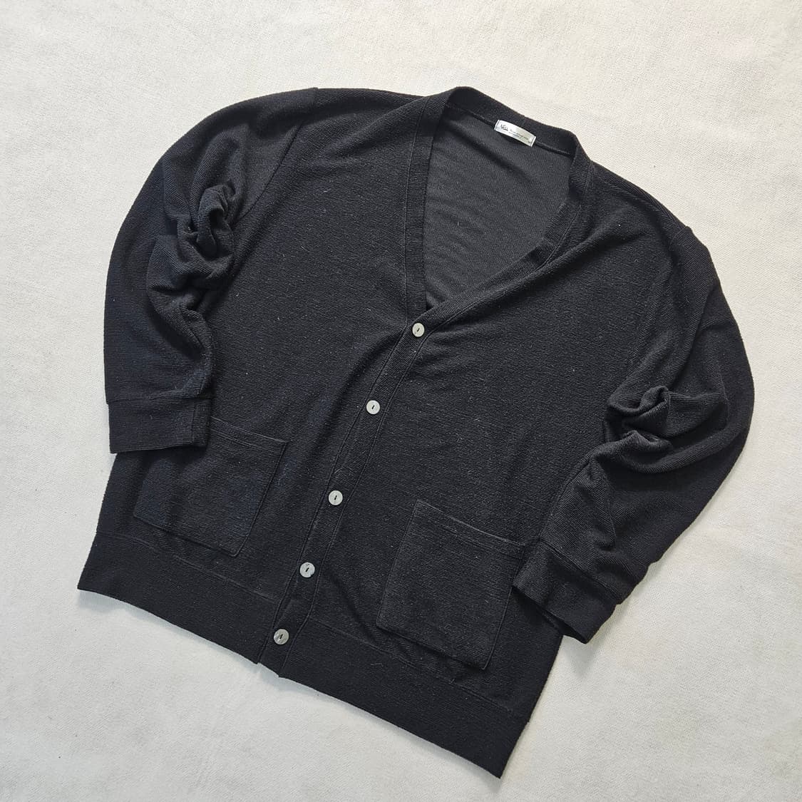 3XL 넬 브이넥 가디건 0323Y 상품이미지1