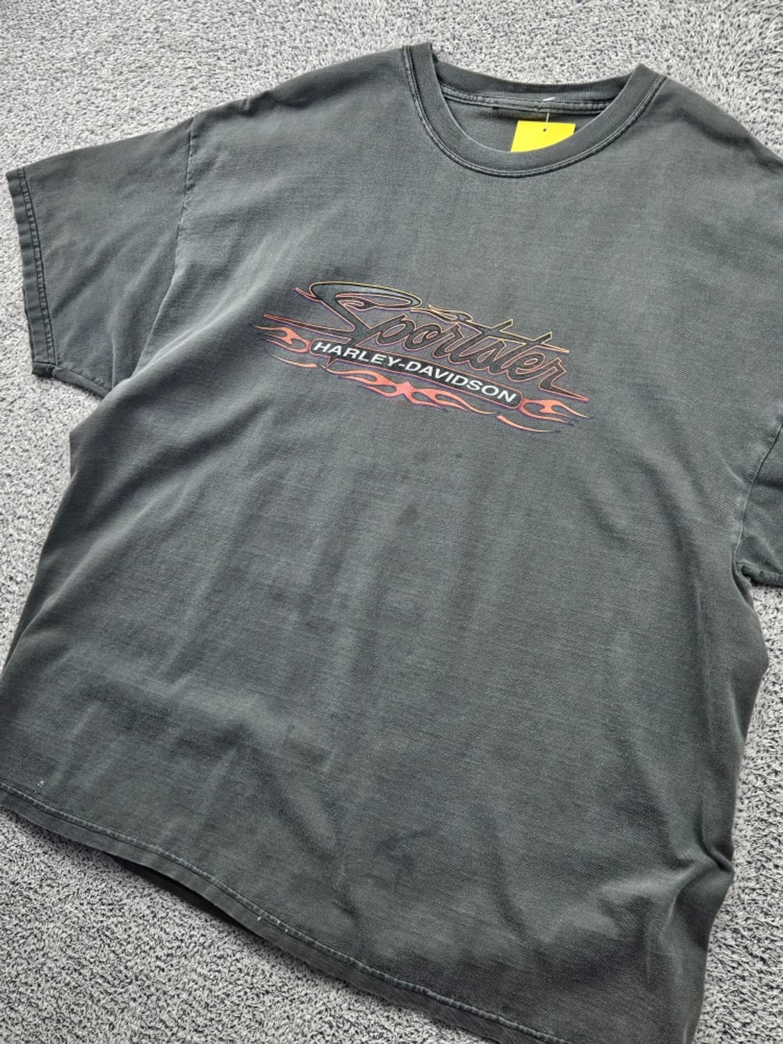 1998 할리데이비슨 빈티지 반팔 티셔츠 ( 2XL추정 ) / 11847 상품이미지4