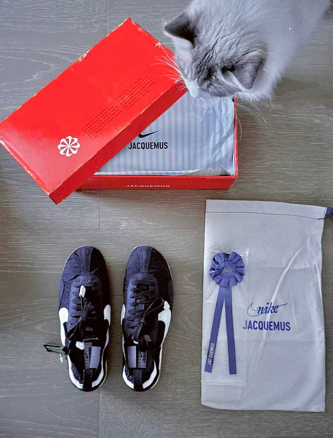 
나이키 x 자크뮈스 문 슈 SP 오프 누아르 캐시미어 270mm 상품이미지3