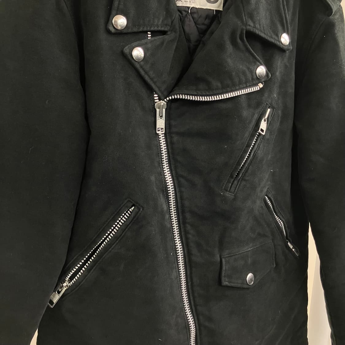 디파트먼트 5 블랙 코튼 라이더 자켓 50 상품이미지3