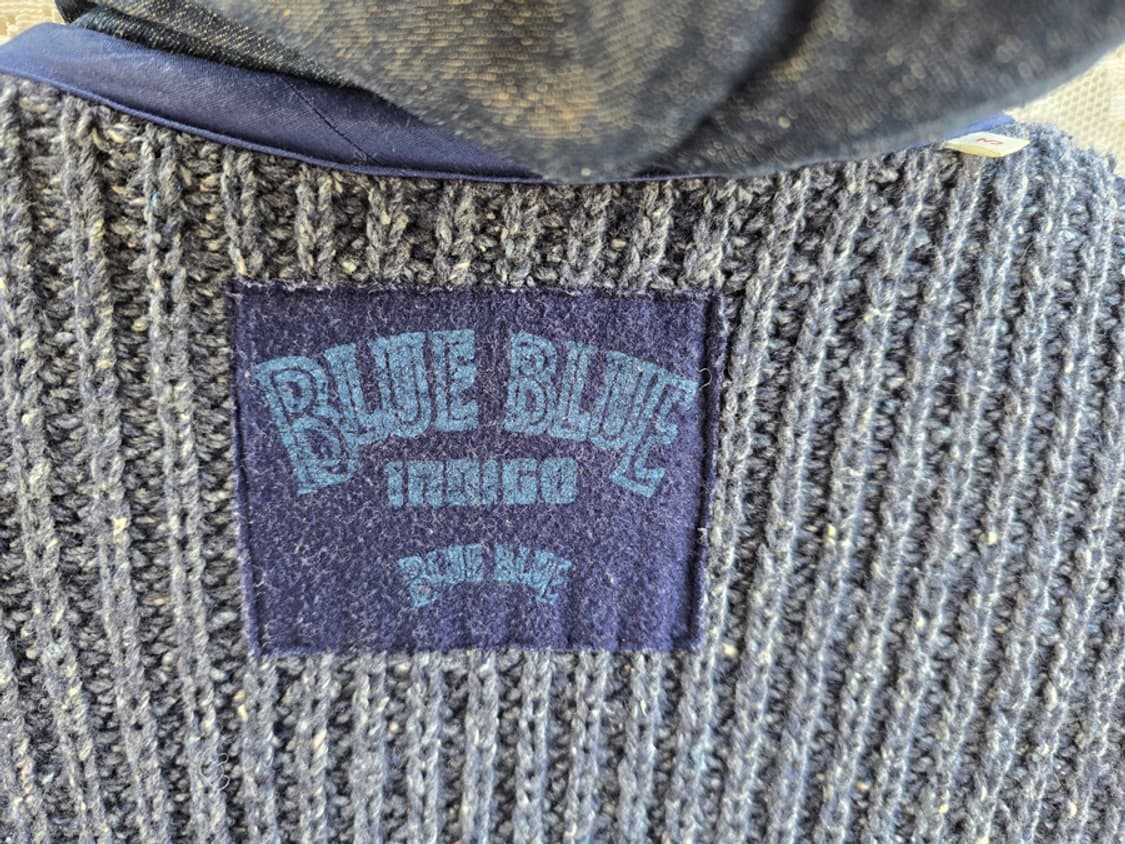 블루블루 재팬 헤비 코튼 니트 후드 집업 상품이미지7