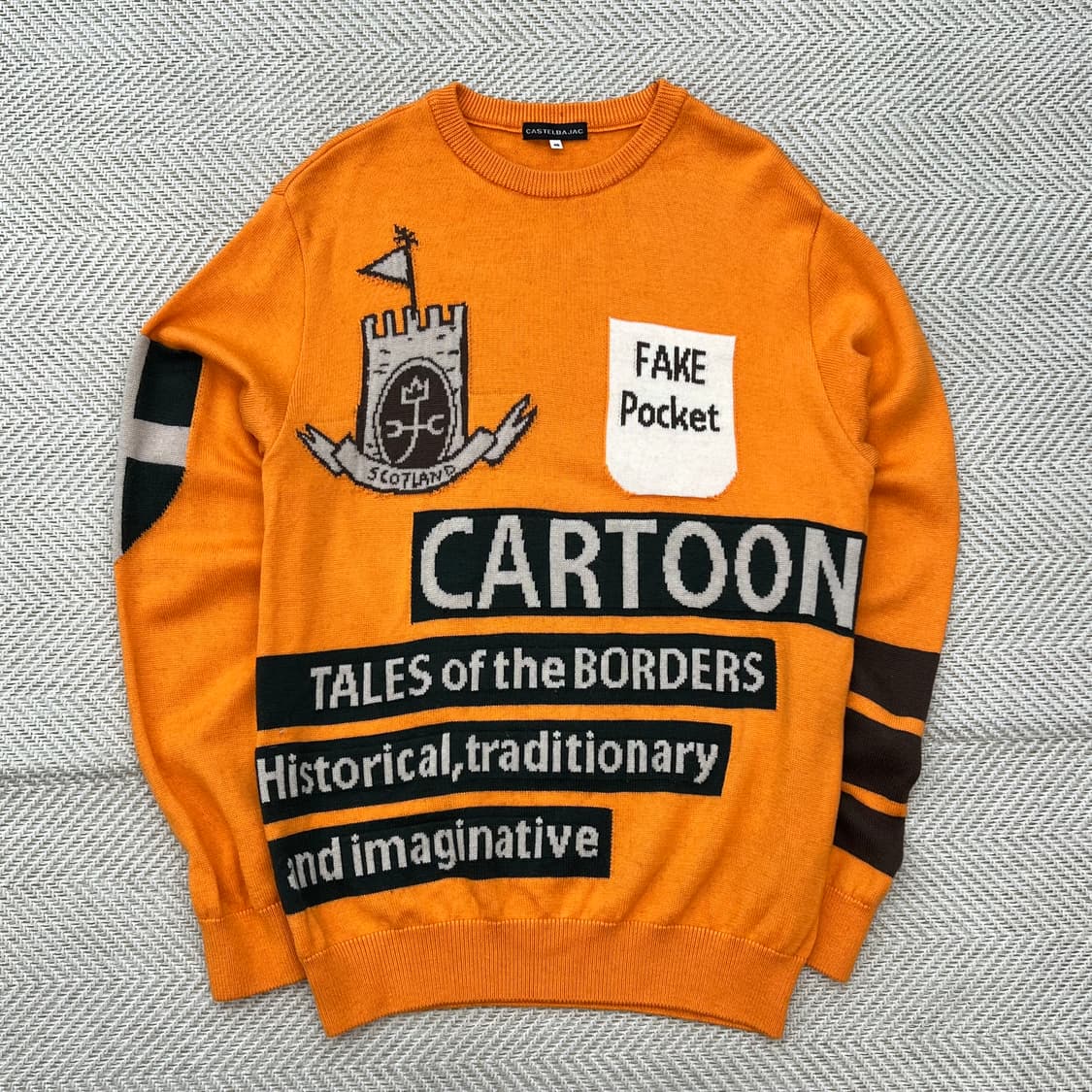 까스탈바작 카툰프린팅 울 니트 r2907 상품이미지1