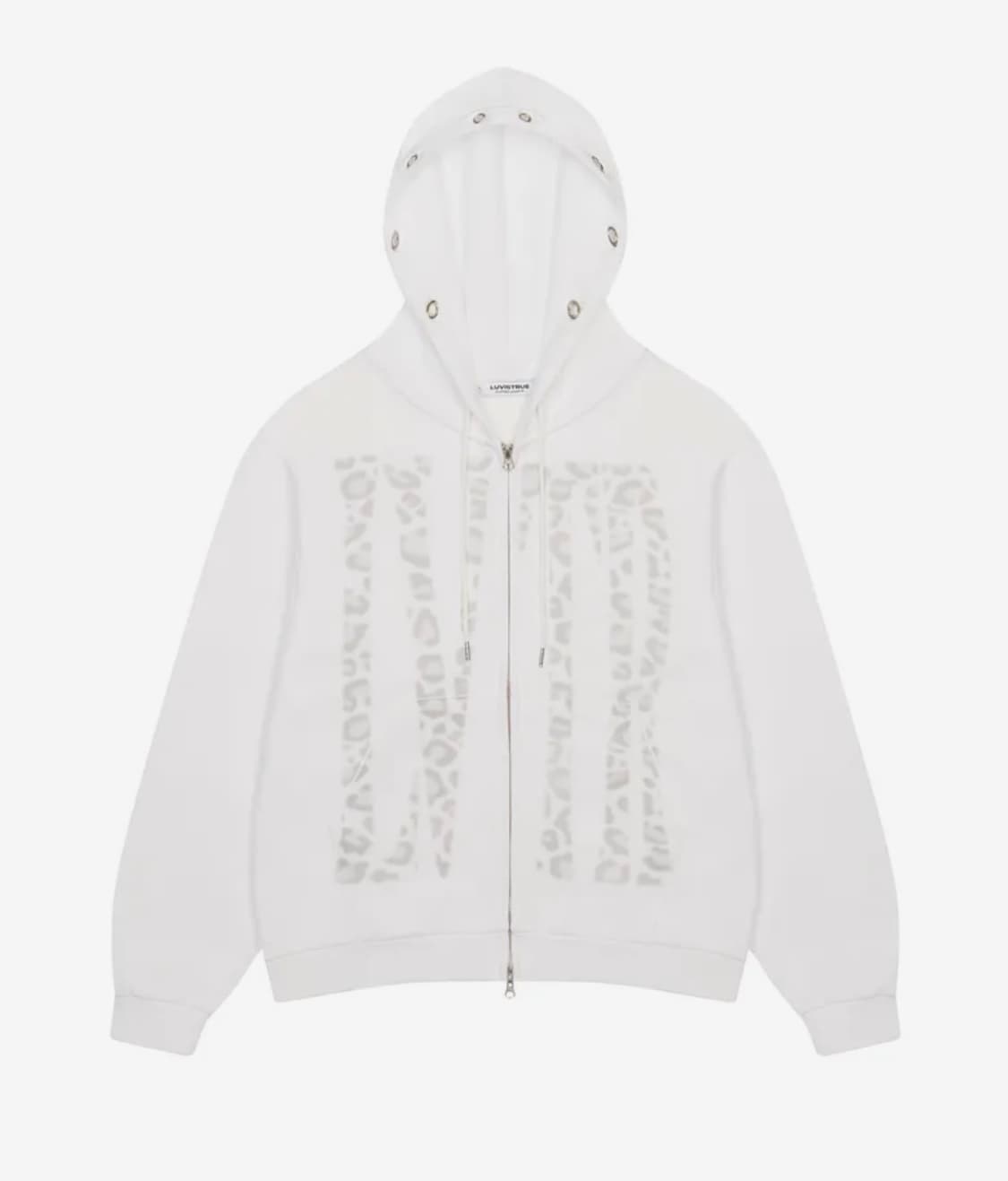 러브이즈트루 lvtr 후드집업 화이트 상품이미지1