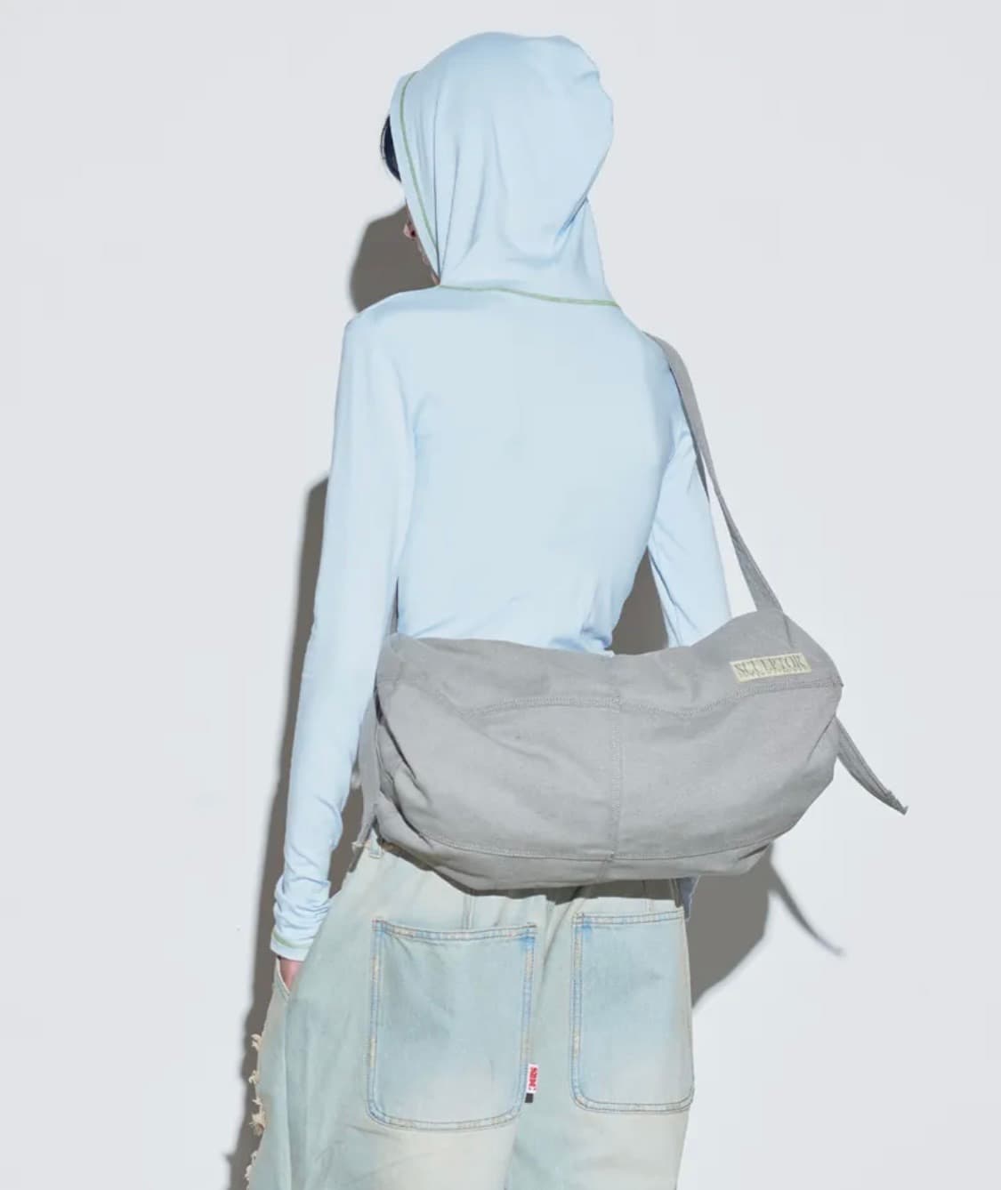 스컬프터 Vintage Canvas Duffel Bag Pale Gray 상품이미지5