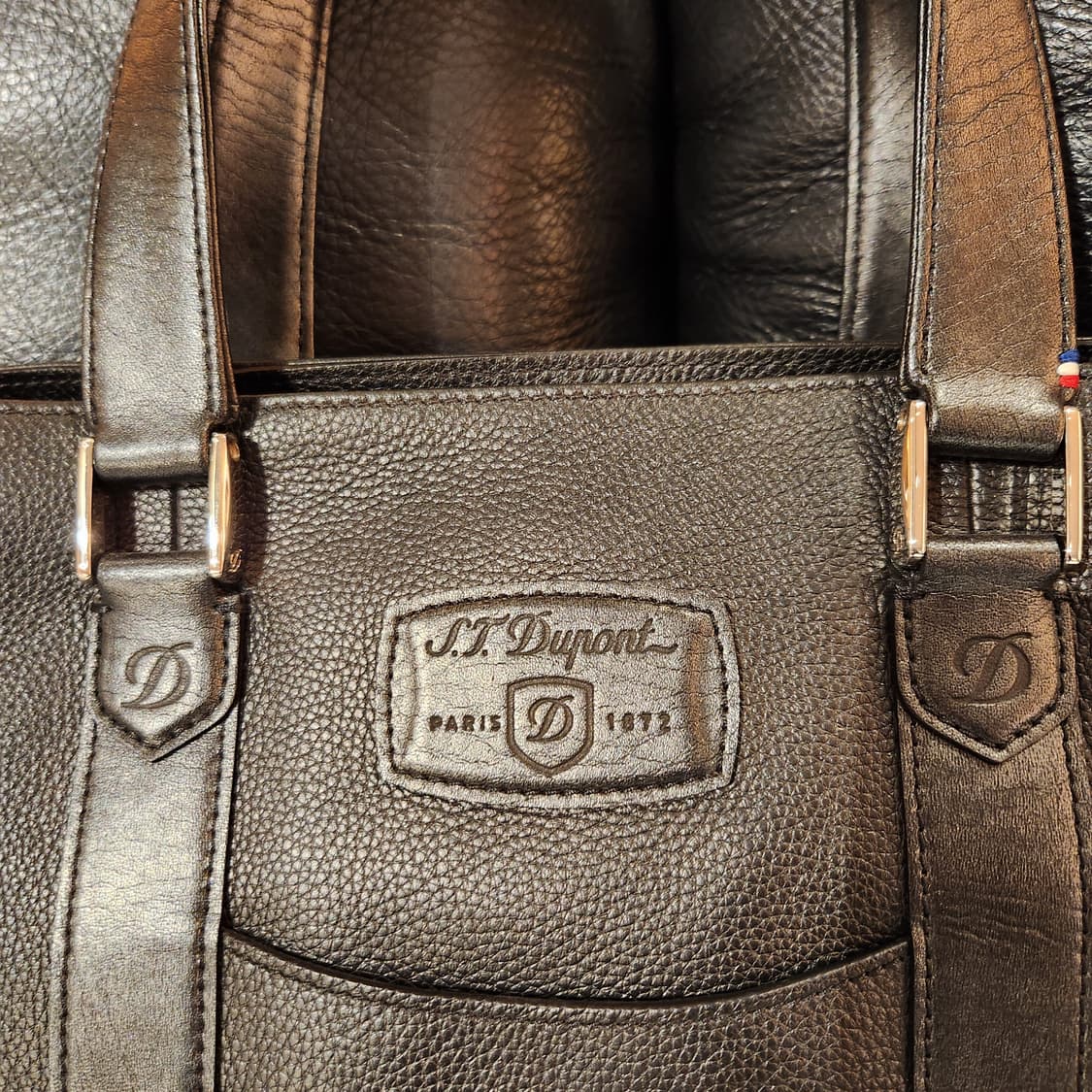 S.T.Dupont 듀퐁 라인D 소프트그레인 토트백 블랙 상품이미지3