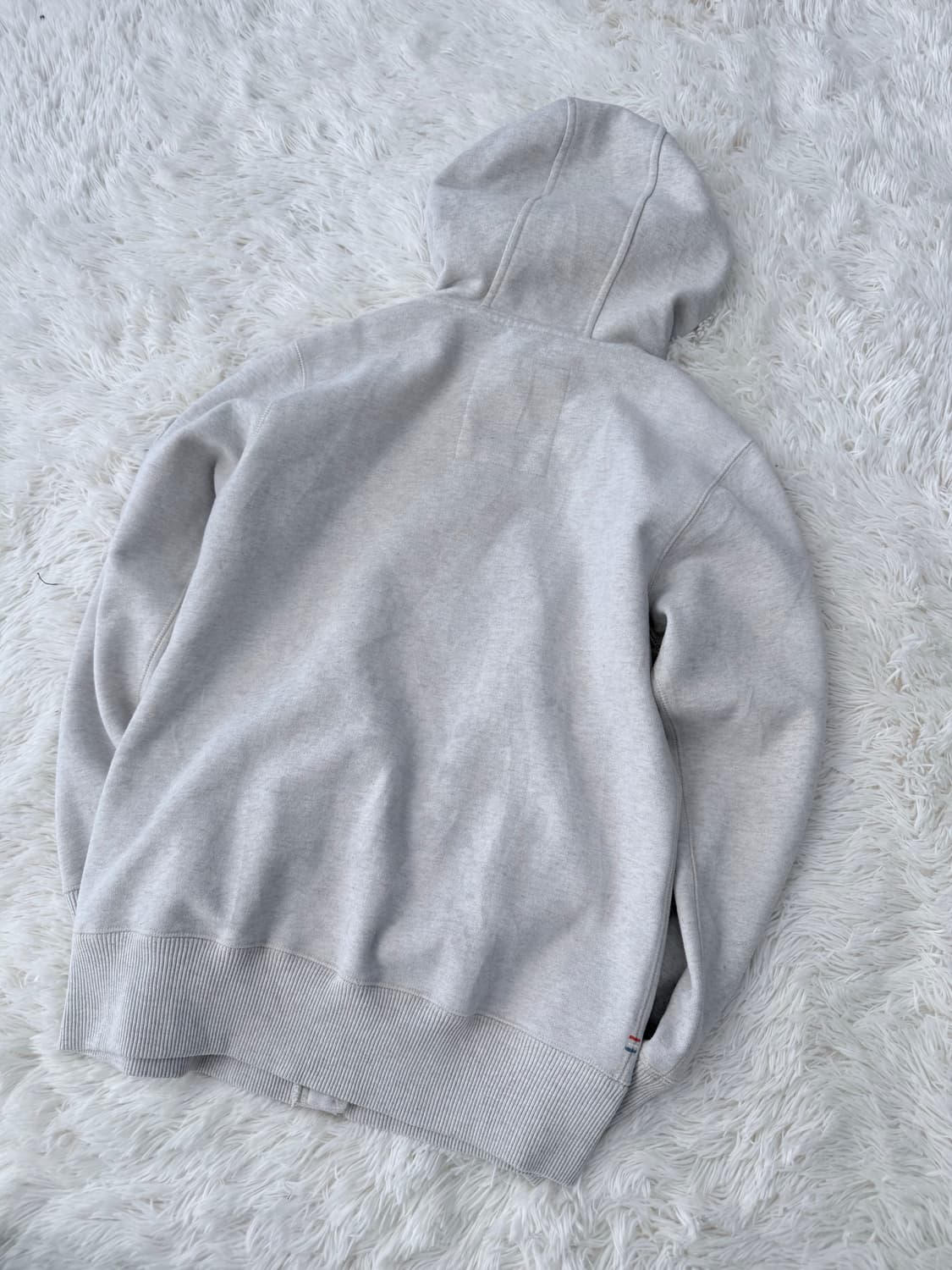 Y2K 멜란지 RLA 로고 후드 집업 상품이미지6