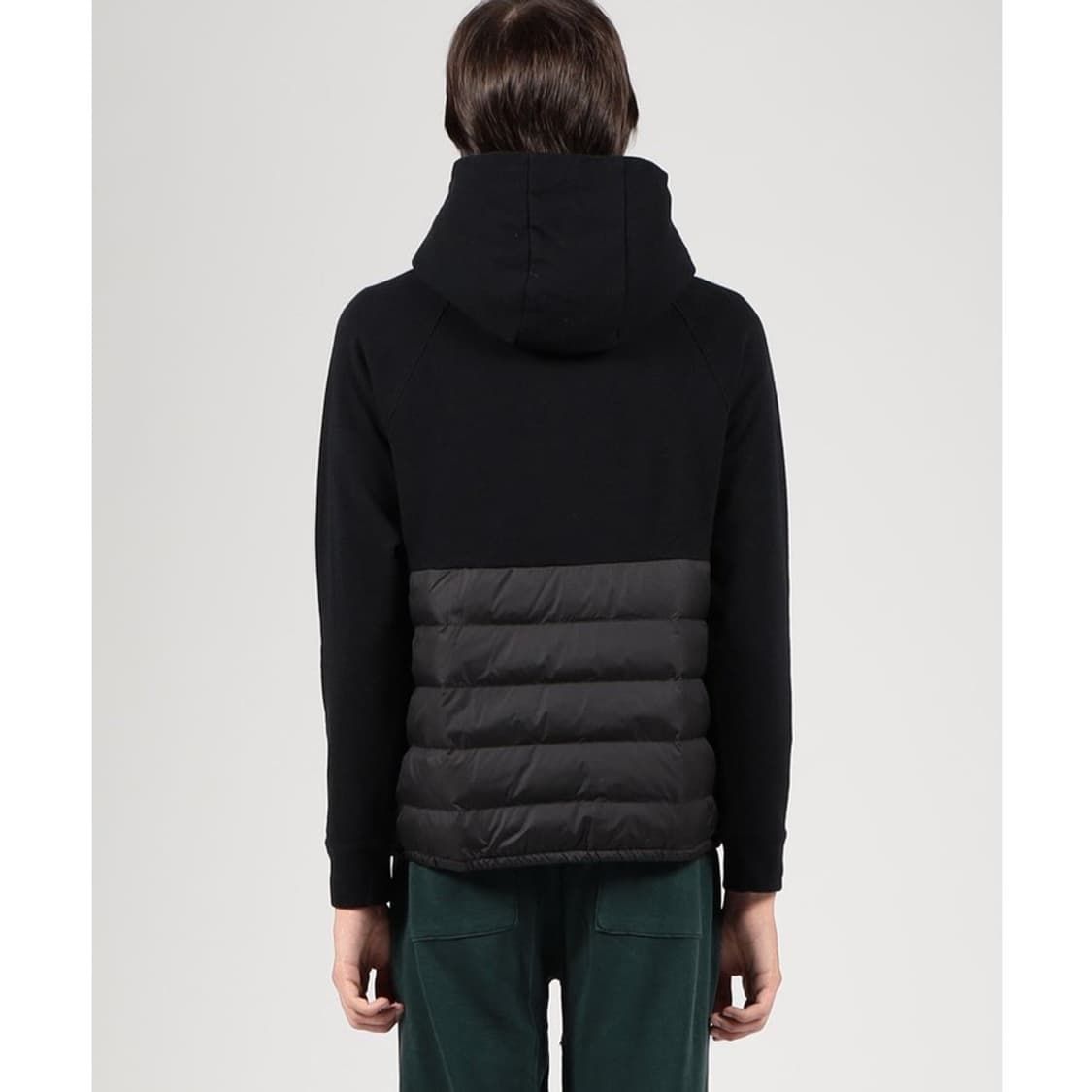 (정품/새상품) 제임스펄스 남성 블랙 풀오버 믹스 구스다운 후드 상품이미지9