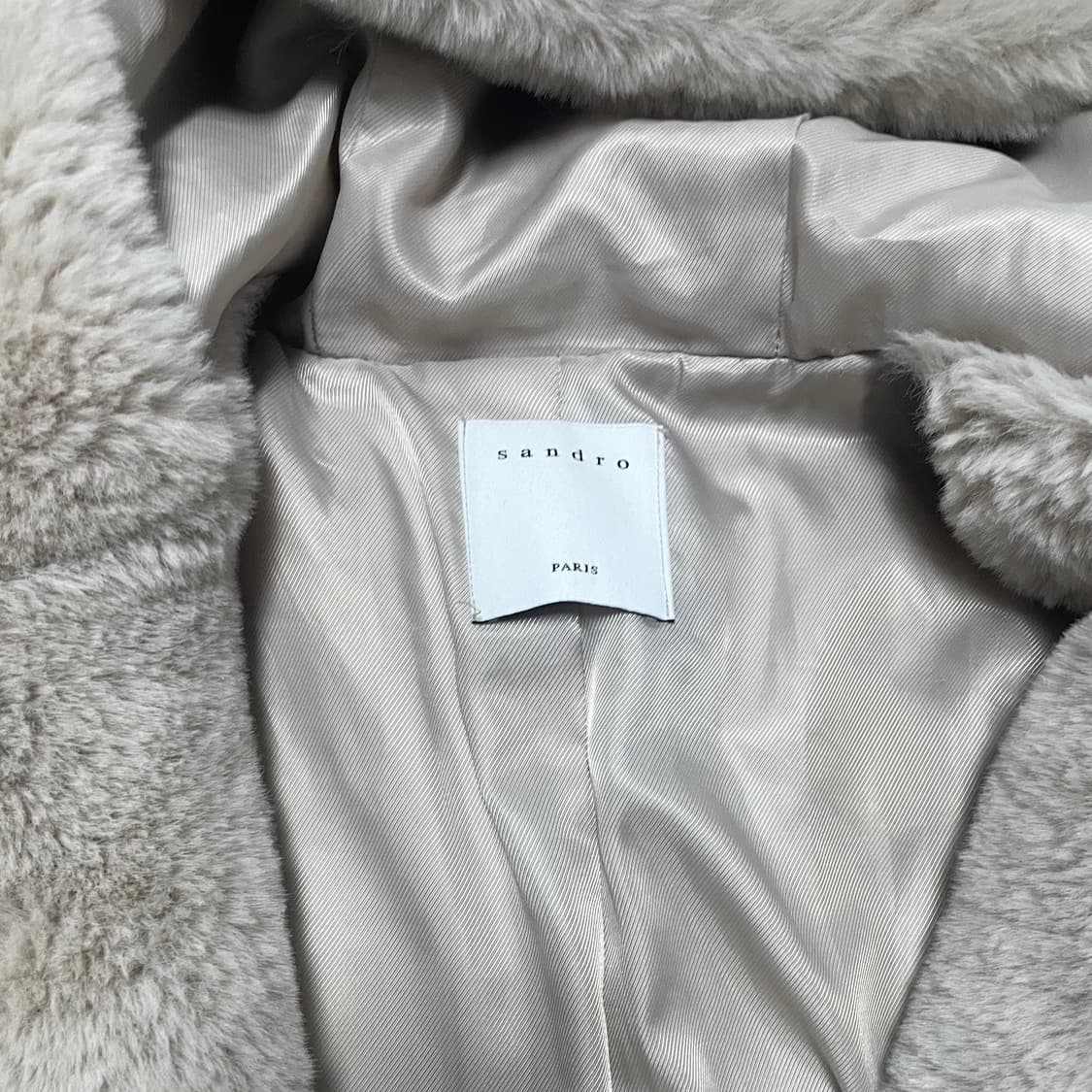 Sandro Fur Hoodie Jacket 상품이미지4