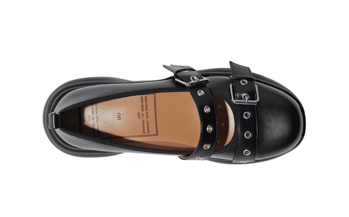 GU X rokh 메리제인 슈즈 블랙  상품이미지1