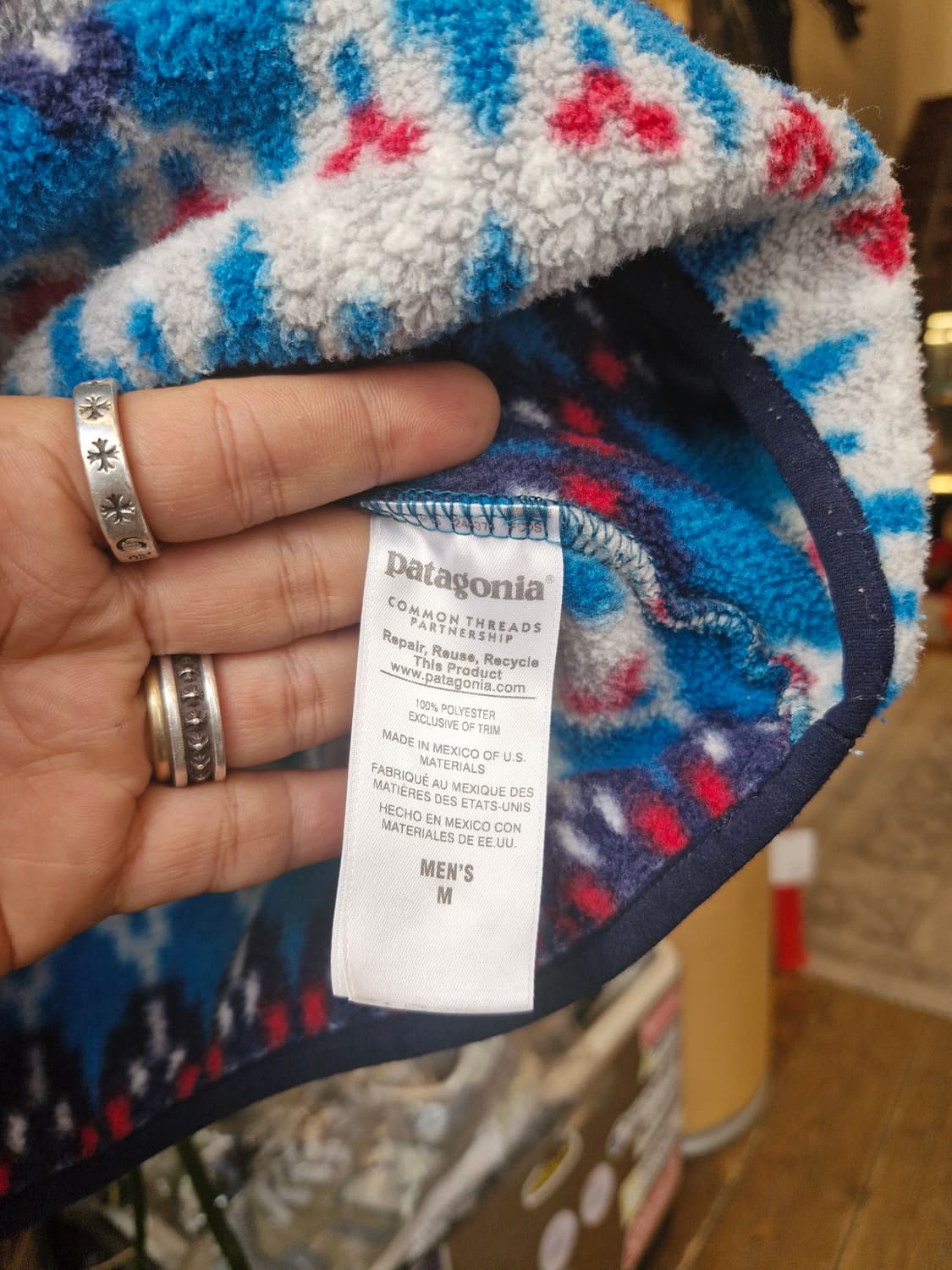 Z-287 파타고니아 신칠라 아즈텍 네이티브  상품이미지6