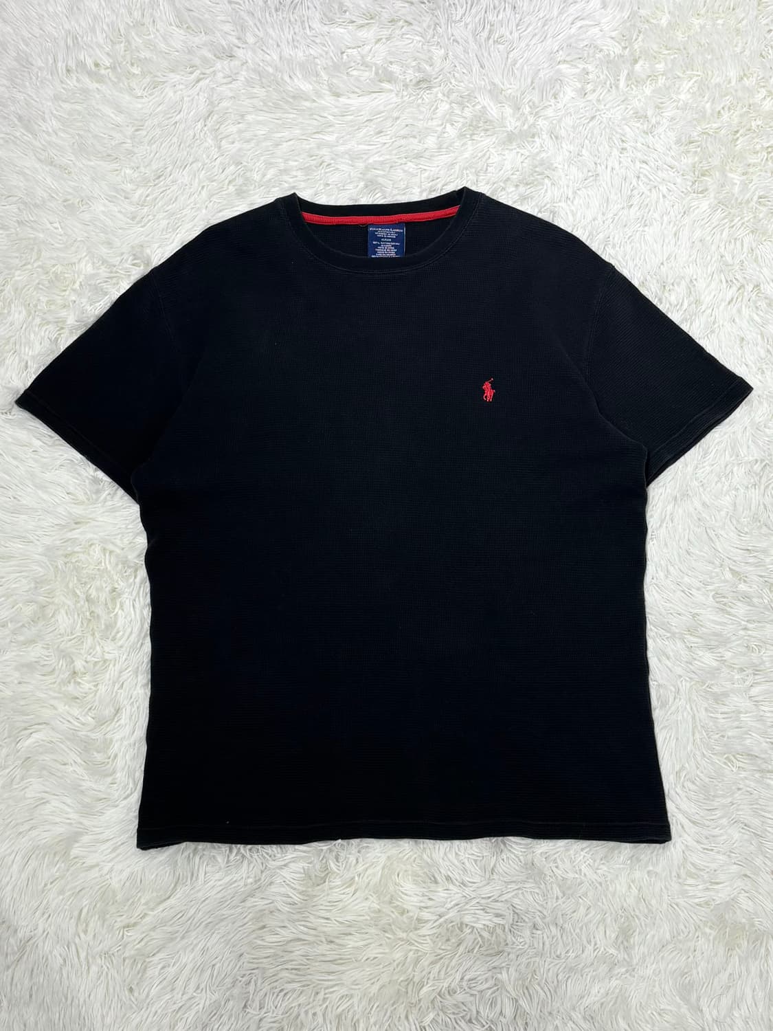 폴로랄프로렌 레드포니 블랙 와플 반팔 니트 상품이미지3