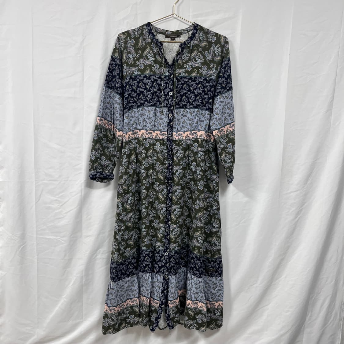 써스데이아일랜드 보헤미안 패턴 롱원피스 상품이미지1