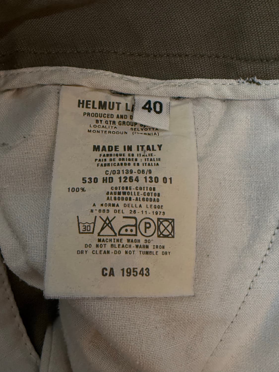 헬무트랭 90s 아스트로 팬츠 상품이미지7