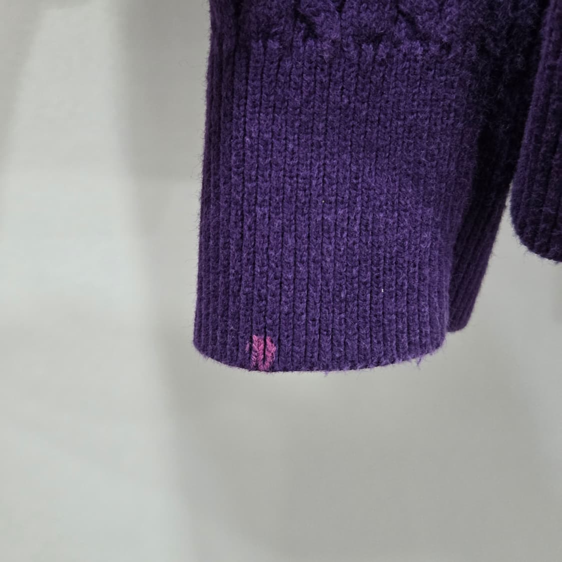 폴로랄프로렌 여아 케이블니트 가디건 퍼플 6 상품이미지5