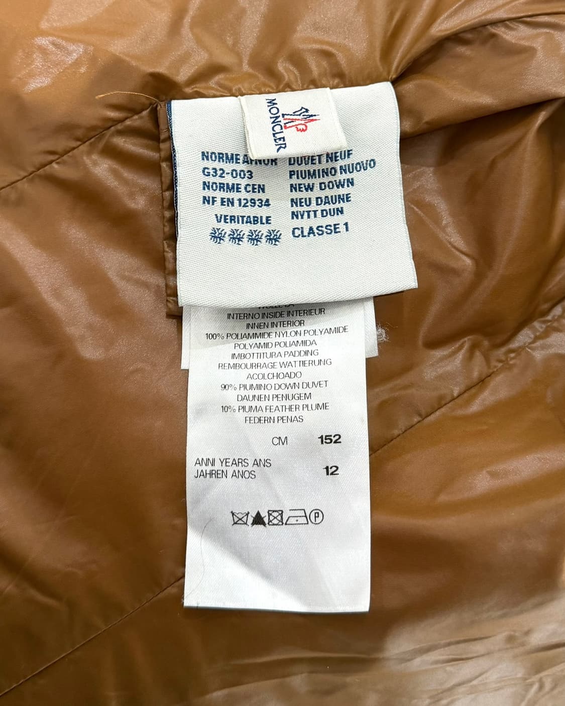 몽클레어 라이트 브라운 퍼 다운 패딩 상품이미지9