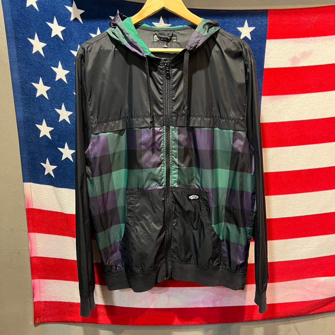 반스 후드 바람막이 상품이미지1