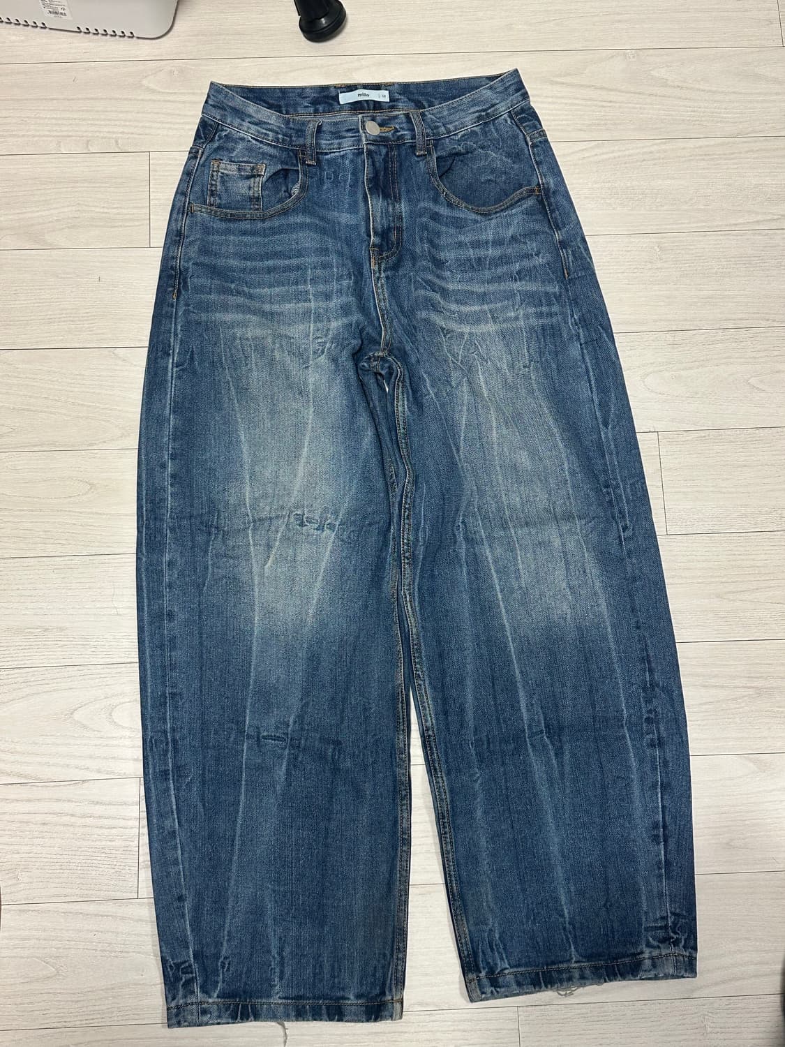 밀로아카이브 커브드 데님팬츠 M 상품이미지1