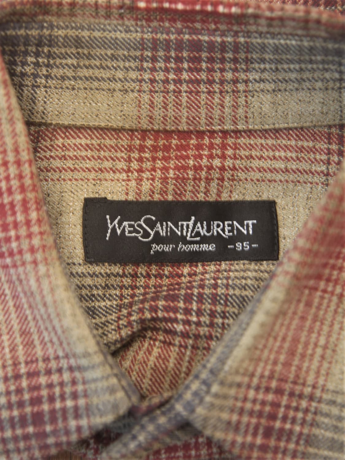 입생로랑 체크 셔츠 상품이미지7