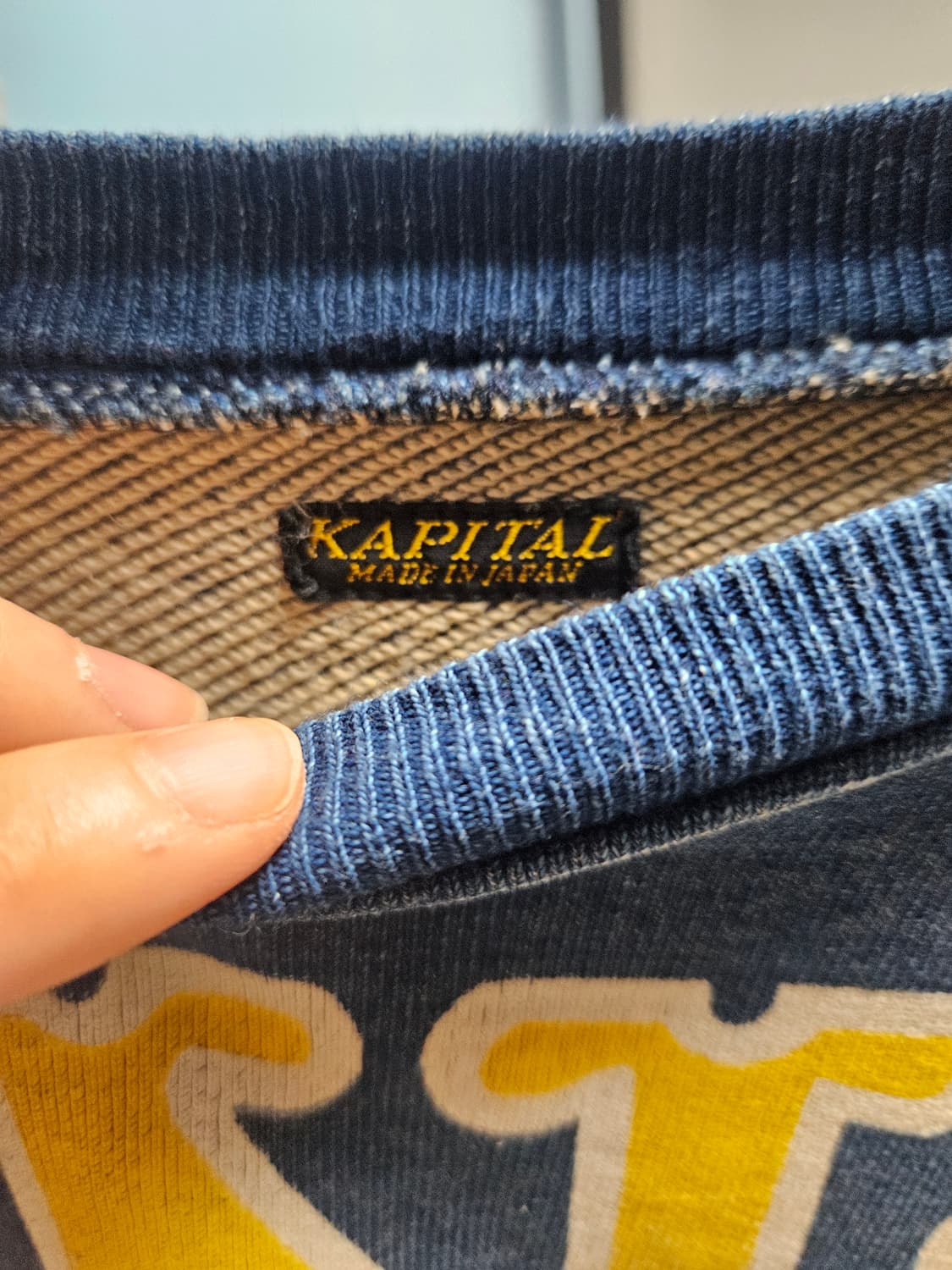 캐피탈 kountry 스웻셔츠 인디고 4 사이즈 새제품 상품이미지5