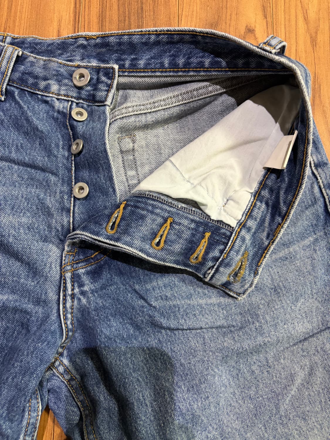 중청 스트레이트핏 데님 팬츠 28사이즈 상품이미지8