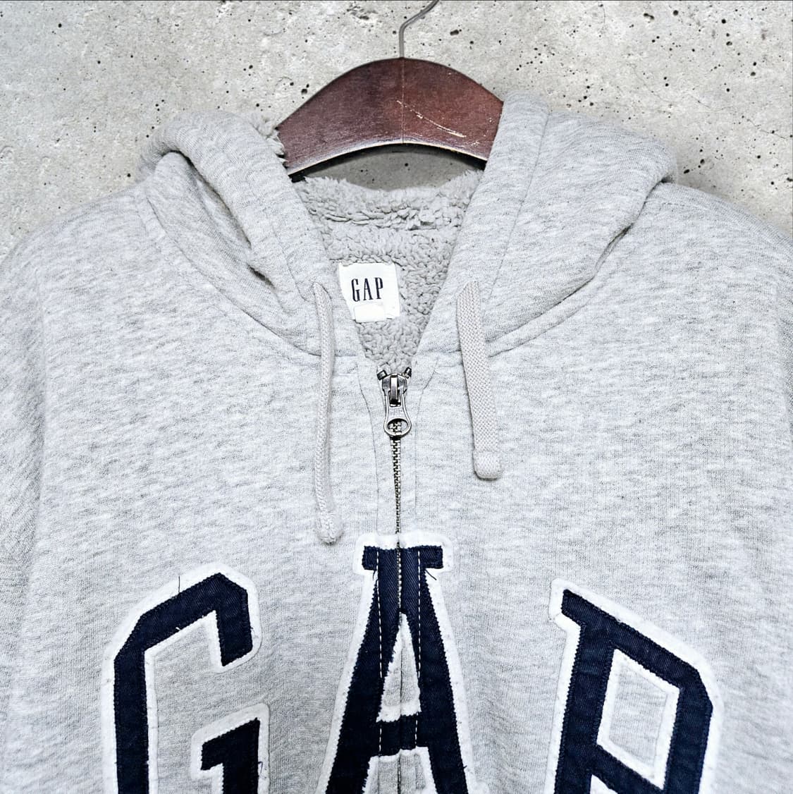 갭 그레이 후드집업 (105/XL) 상품이미지2