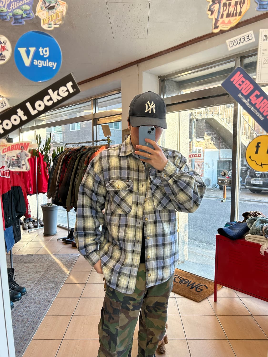 90‘s 랭글러 플란넬 체크셔츠 상품이미지8