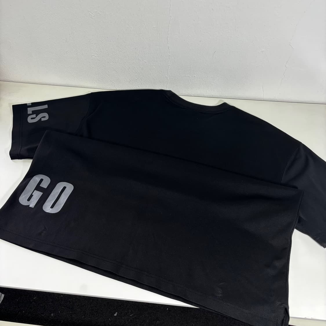 XL NBA 블랙 오버핏 시카고불스 폴리 반팔티 상품이미지2