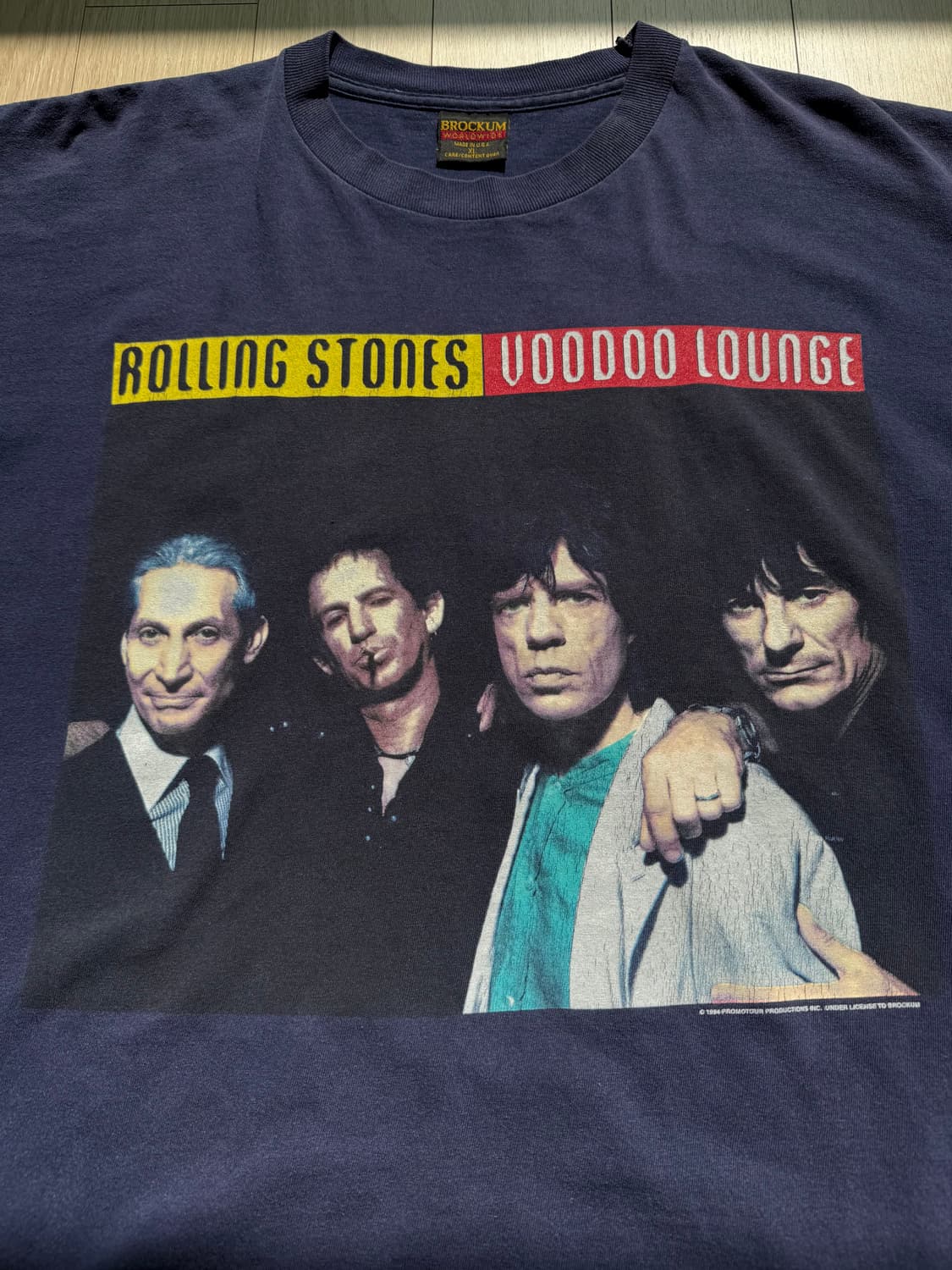 롤링스톤즈 1994s 부두라운지 투어 빈티지 티셔츠 상품이미지2