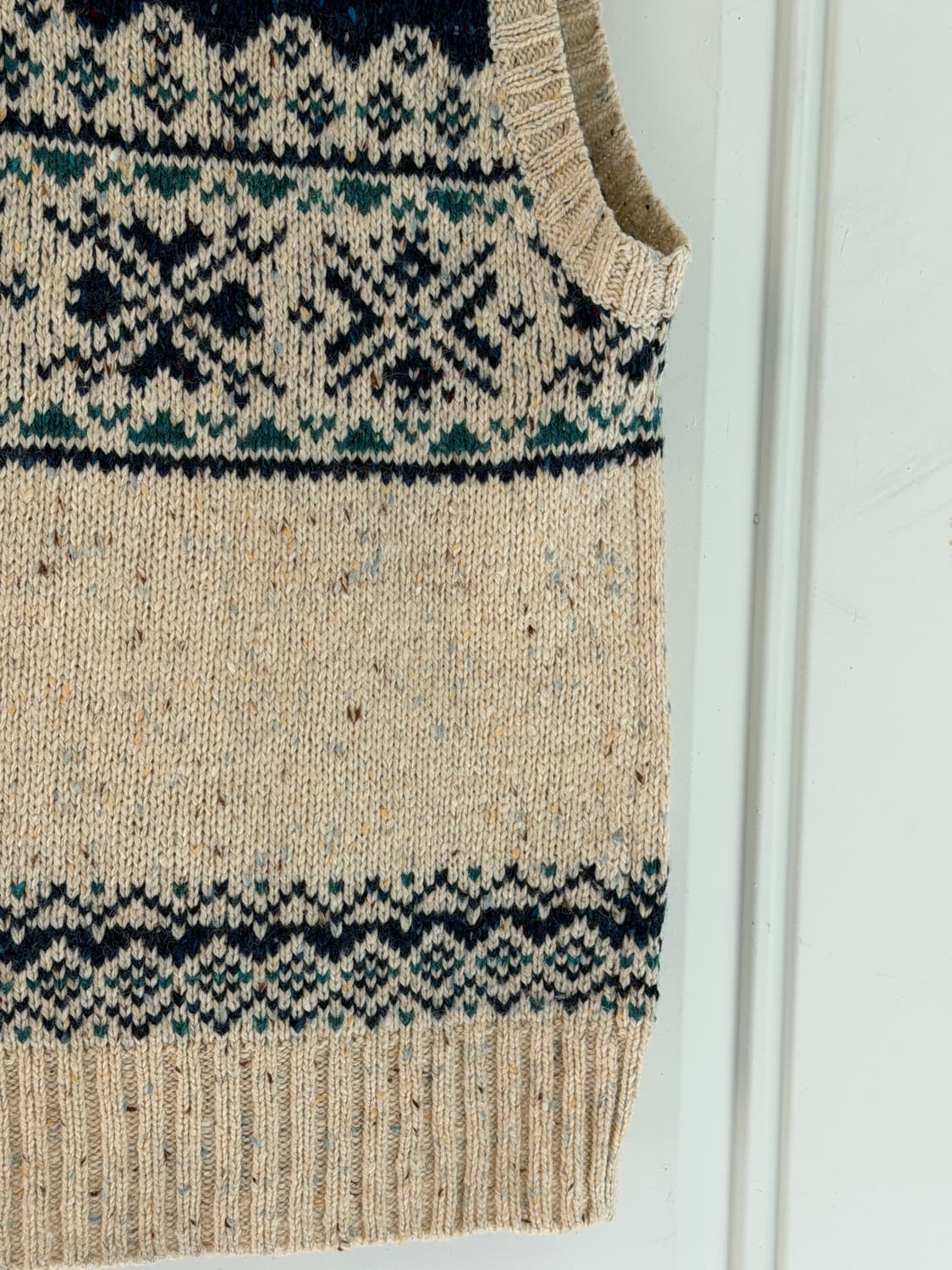 일본빈티지 노르딕 울 베스트 상품이미지9