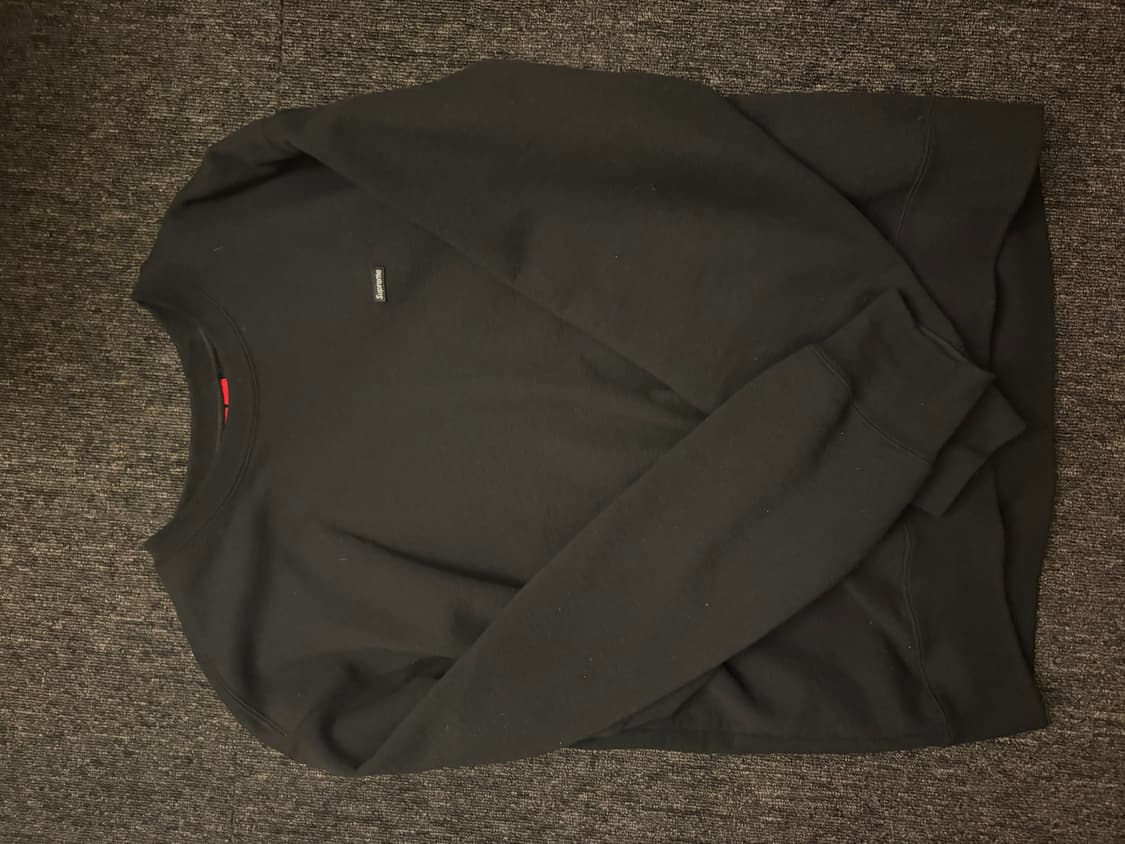 슈프림 스몰박스로고 크루넥 블랙 M 상품이미지1