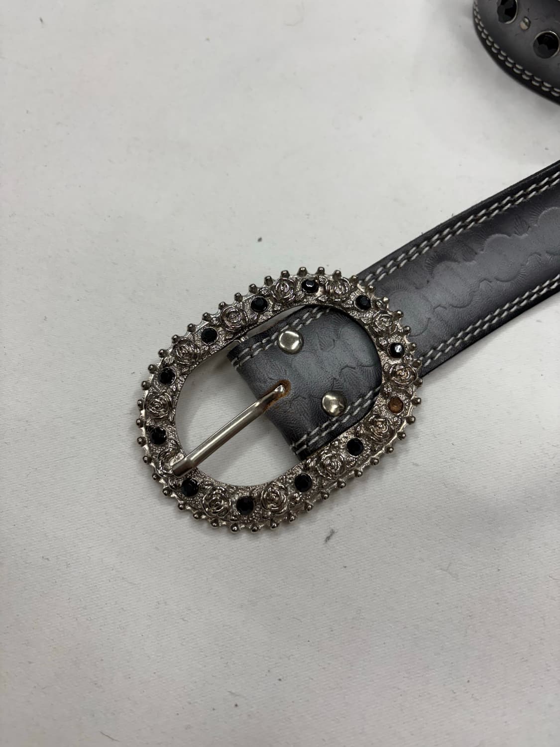 빈티지 y2k 펑크 실버 벨트 상품이미지2