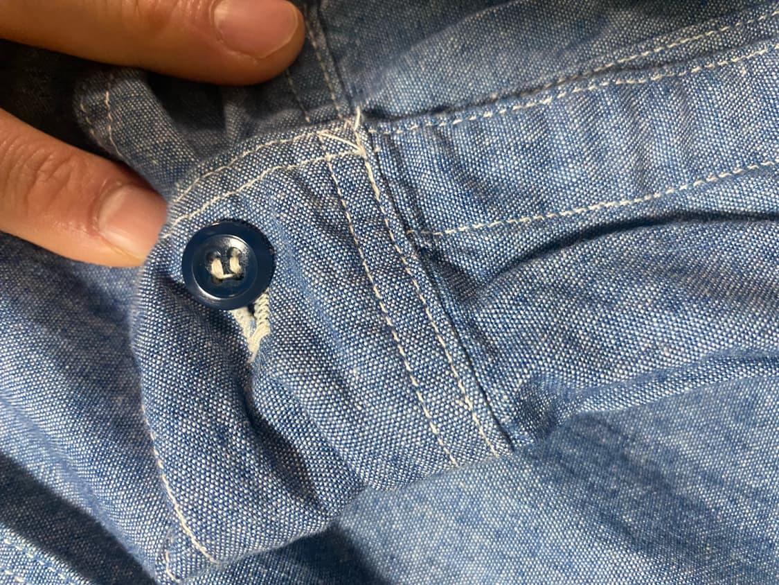 오어슬로우 빈티지핏 샴브레이 셔츠 상품이미지3