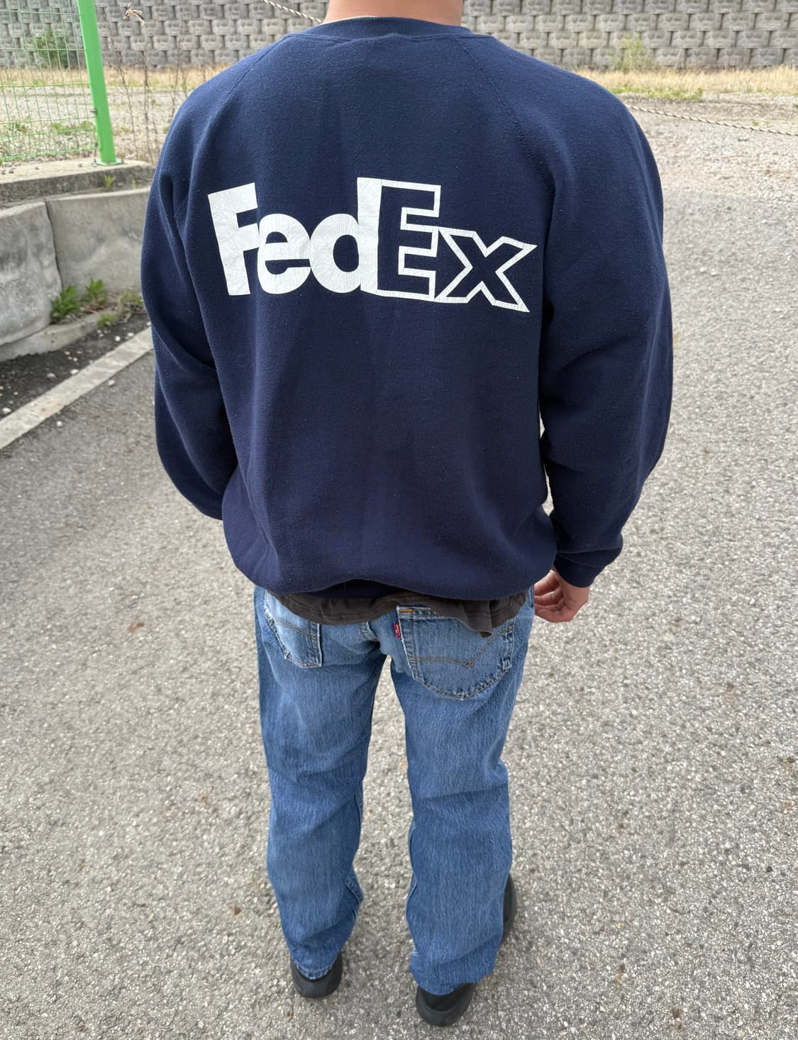 90s Fedex discus athletic usa 페덱스 스웻셔츠 상품이미지3