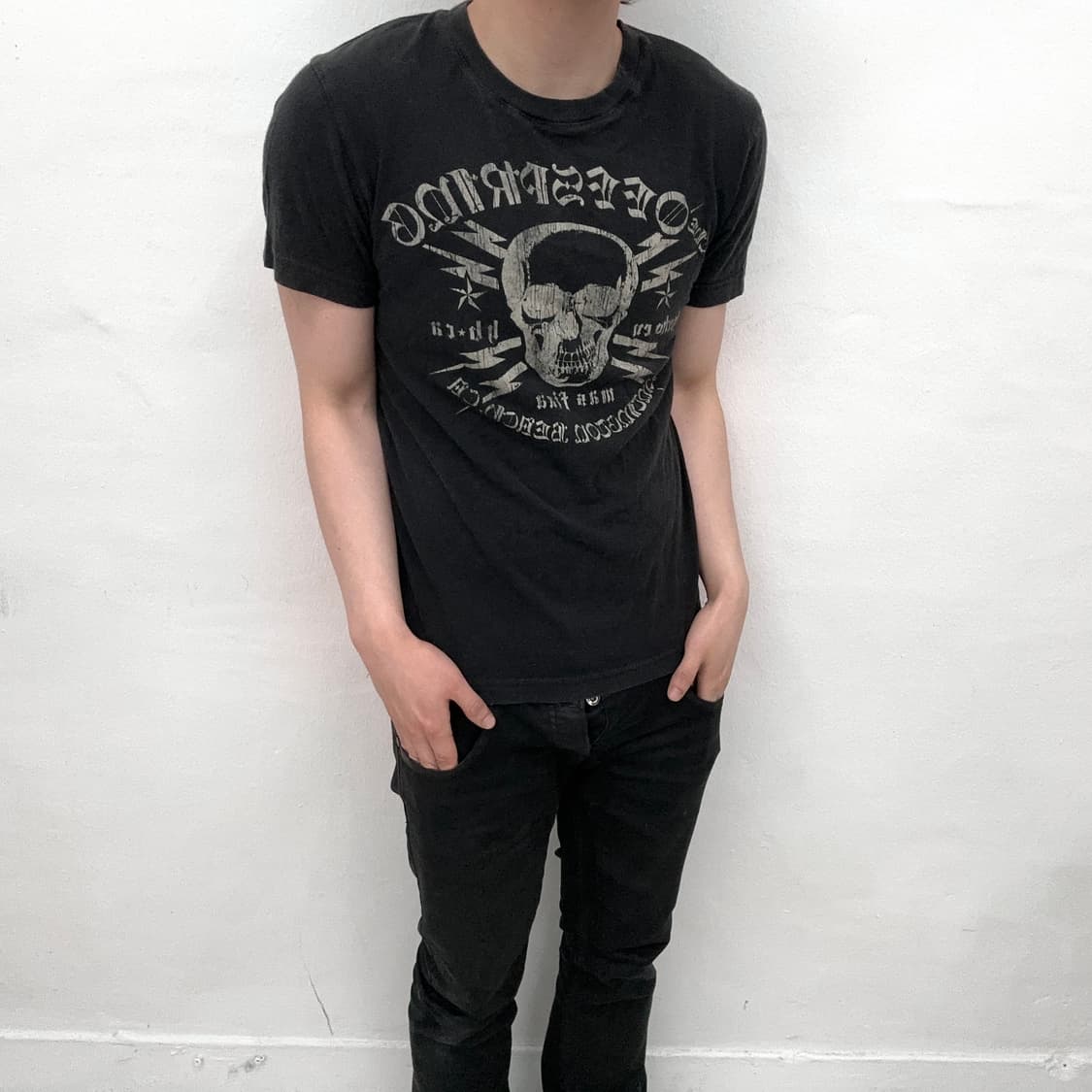 Skull printing short sleeve 상품이미지2