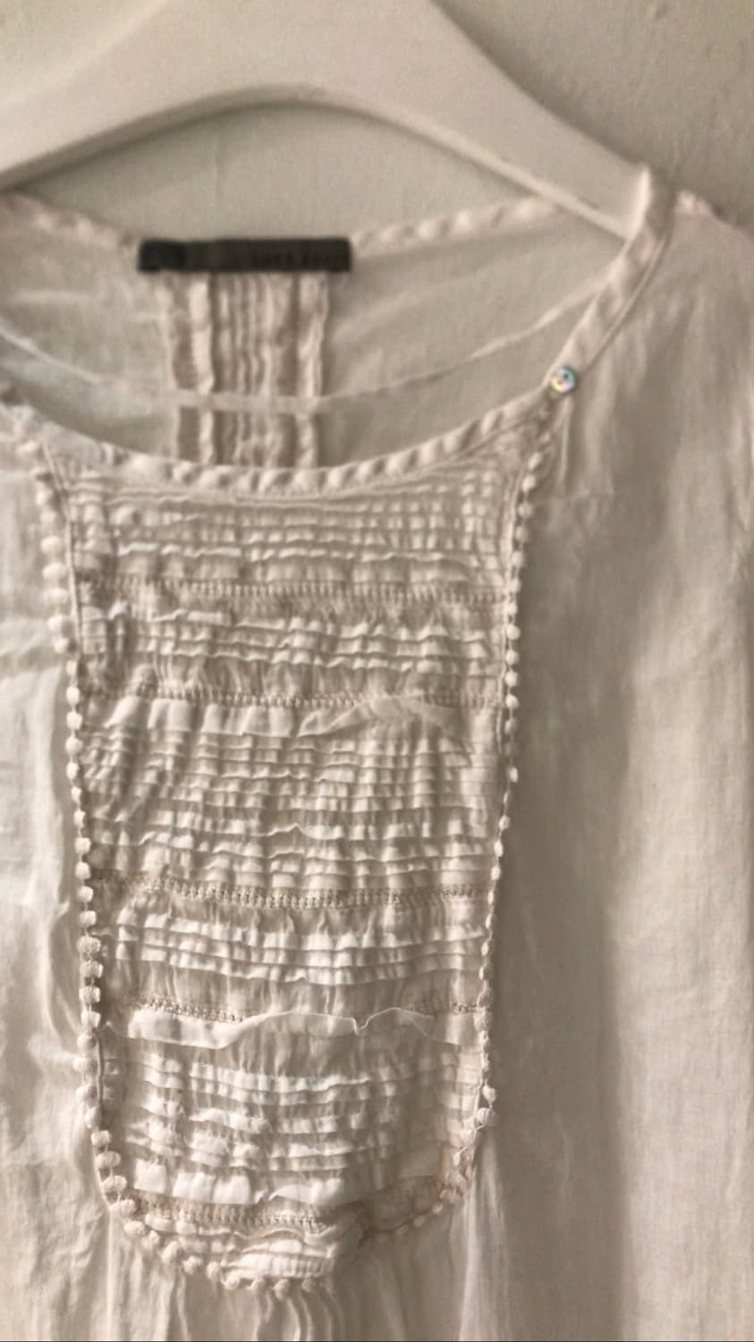 zara basic 자라 프릴 블라우스 상품이미지2