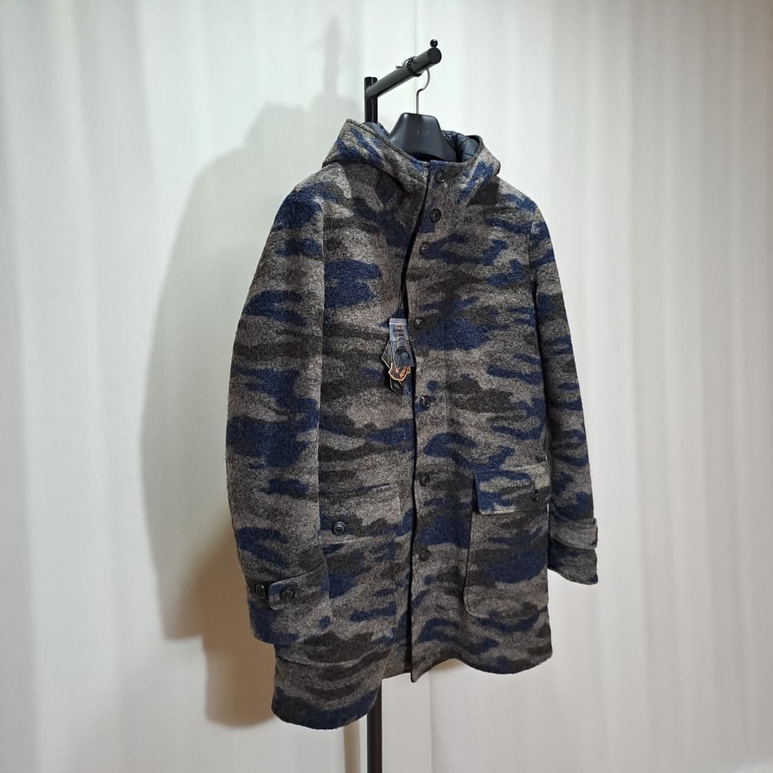 (새제품) 칼스헤이먼 룸버스 카모 후드 패딩코트 52 B289 상품이미지5