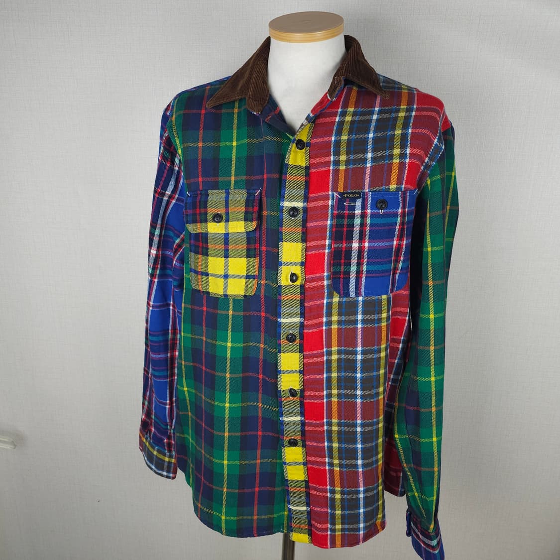 폴로 긴팔남방 남자100사이즈  상품이미지1