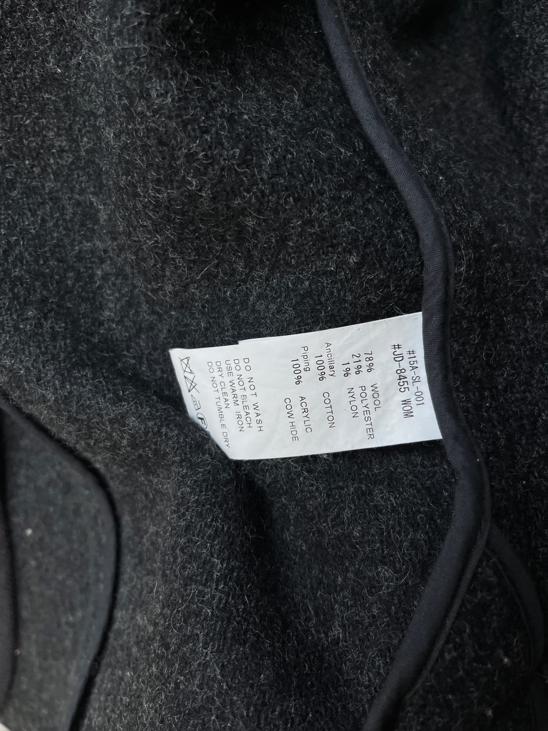 Danton 단톤 울 후디 코트 다크그레이 40 상품이미지10