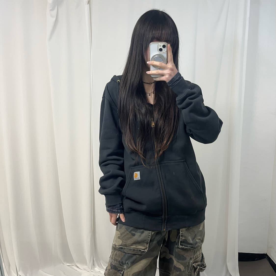 Carhartt Hood Zip-Up 상품이미지1